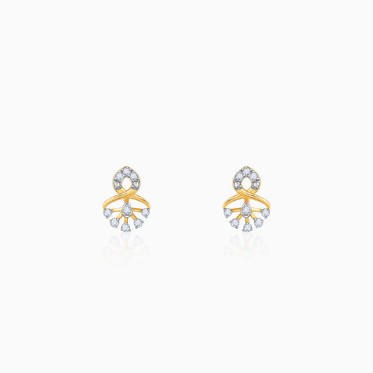 Gold Classic Gleam Lab Grown Diamond Earrings
