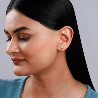 Gold Classic Gleam Lab Grown Diamond Earrings