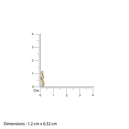 Gold Eterna Lab Grown Diamond Earrings