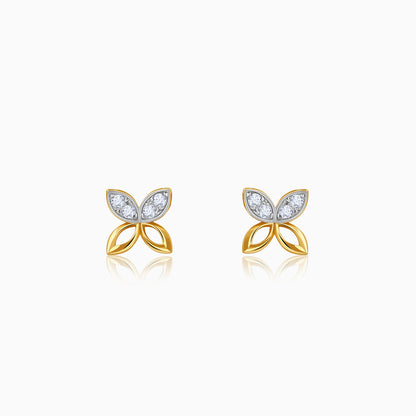 Gold Aurea Lab Grown Diamond Earrings