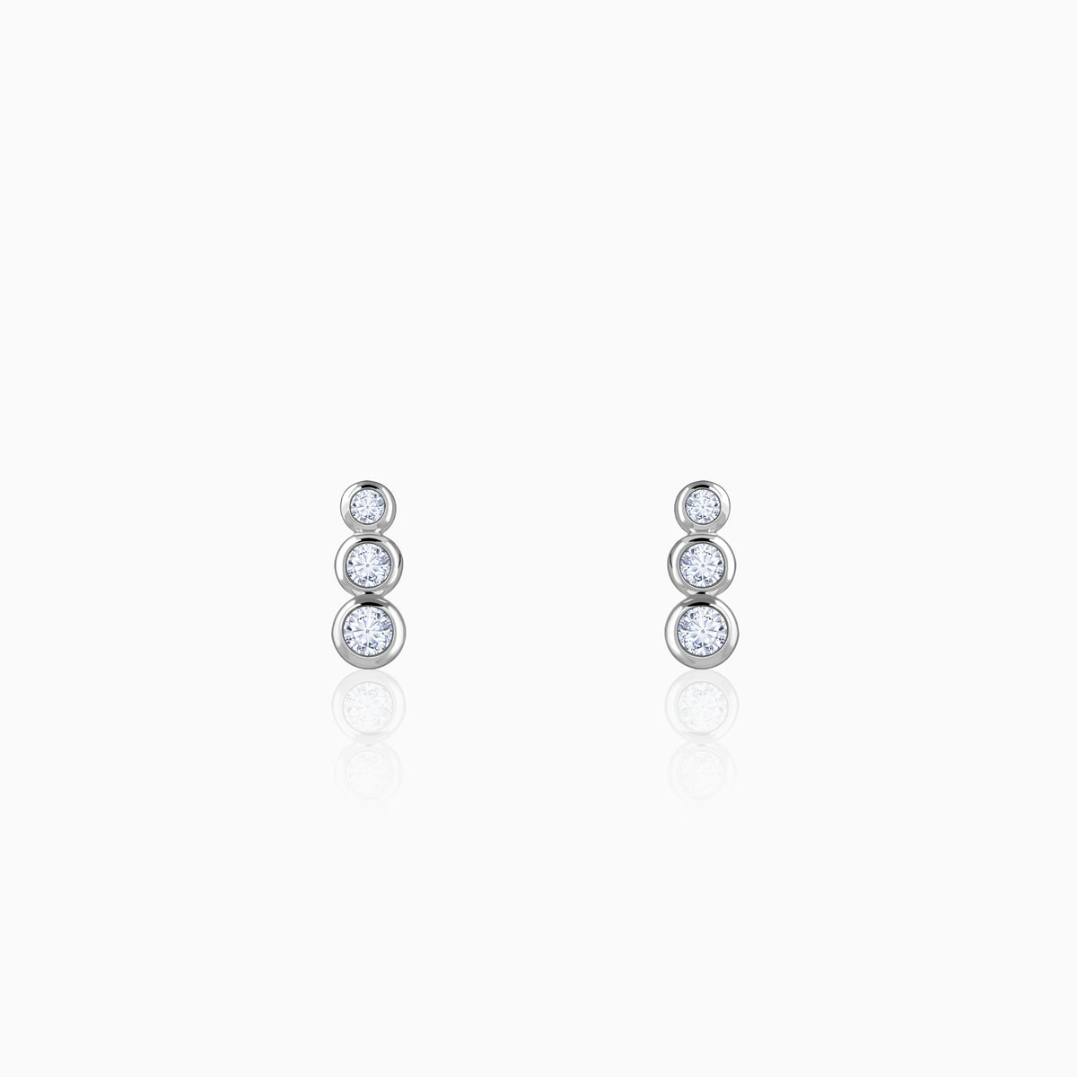 Gold Orvya Lab Grown Diamond Earrings