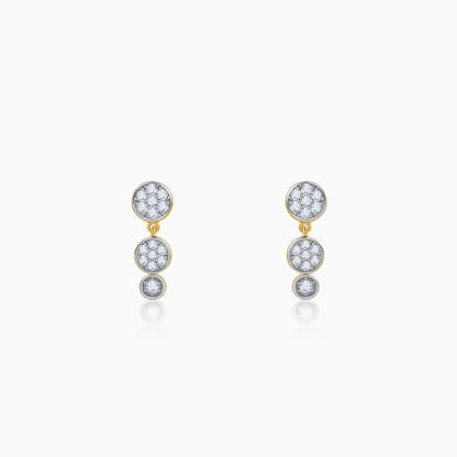 Gold Zyra Lab Grown Diamond Earrings