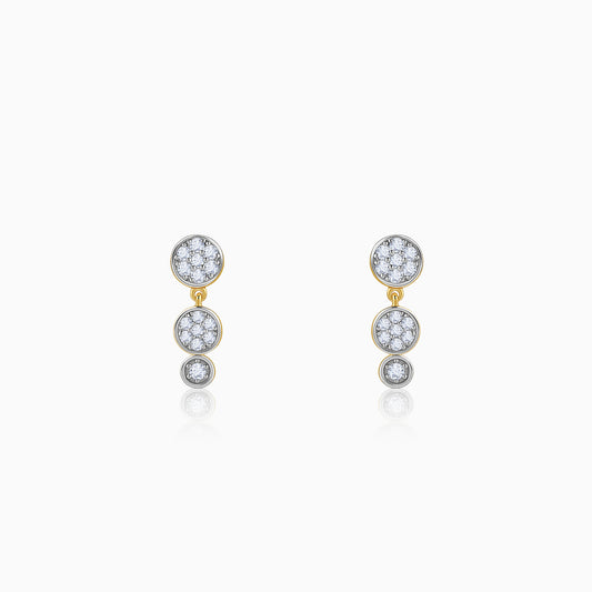Gold Zyra Lab Grown Diamond Earrings