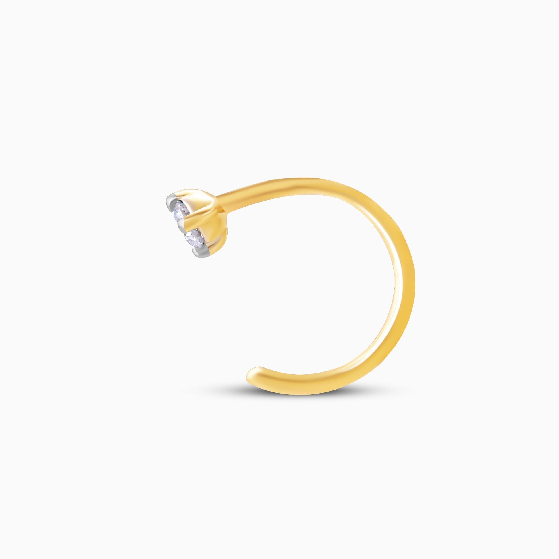 Gold Precious Diamond Earrings