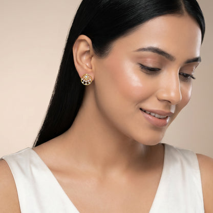Gold Solene Lab Grown Diamond Earrings