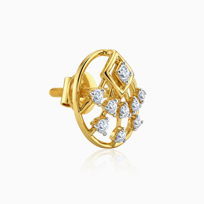 Gold Solene Lab Grown Diamond Earrings