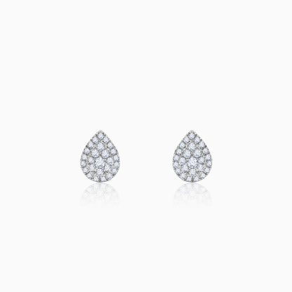 Gold Drape Lab Grown Diamond Earrings