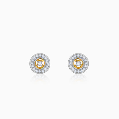 Gold Centrepoint Lab Grown Diamond Earrings