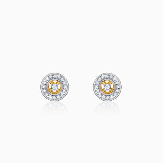 Gold Centrepoint Lab Grown Diamond Earrings