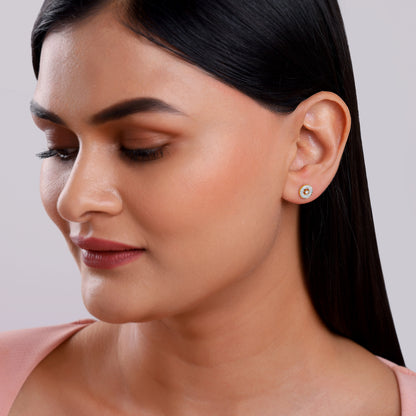 Gold Centrepoint Lab Grown Diamond Earrings