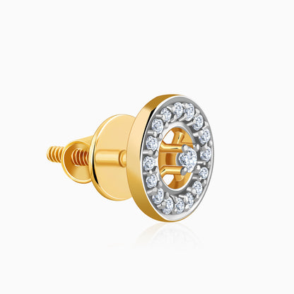 Gold Centrepoint Lab Grown Diamond Earrings