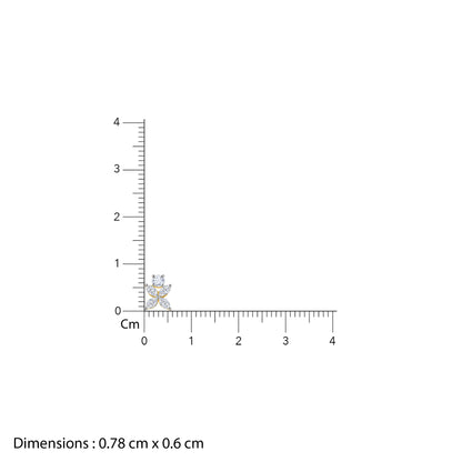 Gold Blooming Aura Lab Grown Diamond Earrings
