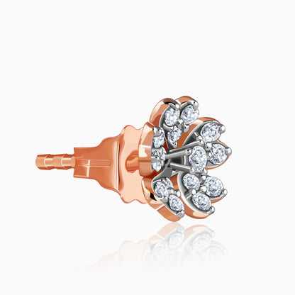 Rose Gold Roselle Lab Grown Diamond Earrings