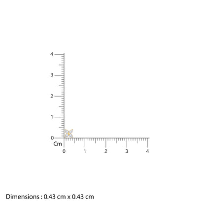 Gold Petite Lab Grown Diamond Earrings