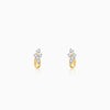 Gold Intertwine Glow Lab Grown Diamond Earrings