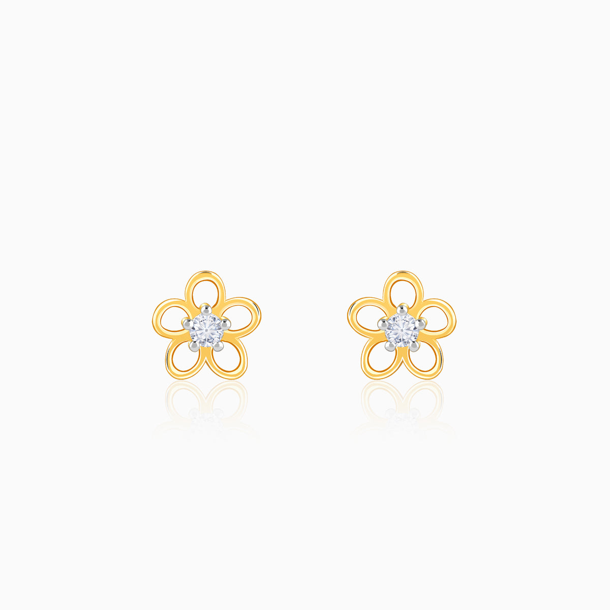 Gold Always Spring Lab Grown Diamond Earrings