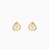 Gold Plucky Lab Grown Diamond Earrings