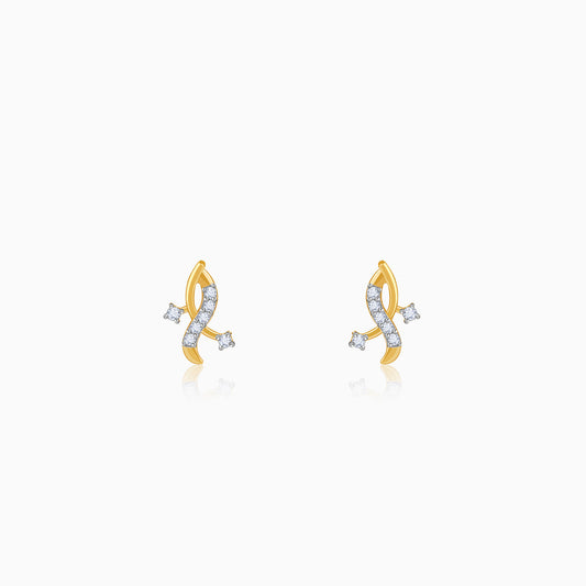 Gold Enchanted Lab Grown Diamond Studs
