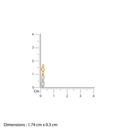 Gold Marquisite Shine Lab Grown Diamond Earrings