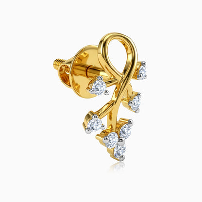 Gold Virelle Lab Grown Diamond Earrings