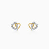 Gold Magical Love Lab Grown Diamond Studs