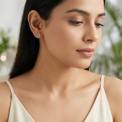 Gold Refined Flight Lab Grown Diamond Earrings