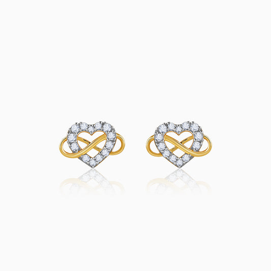 Gold Forever Within Lab Grown Diamond Earrings