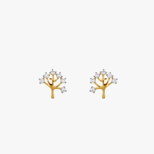 Gold Arbor Lumiere Lab Grown Diamond Earrings