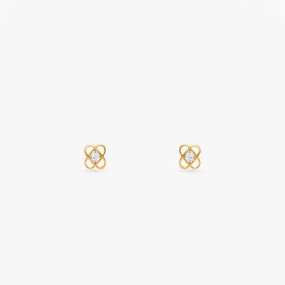 Gold Marquise Sonata Lab Grown Diamond Earrings
