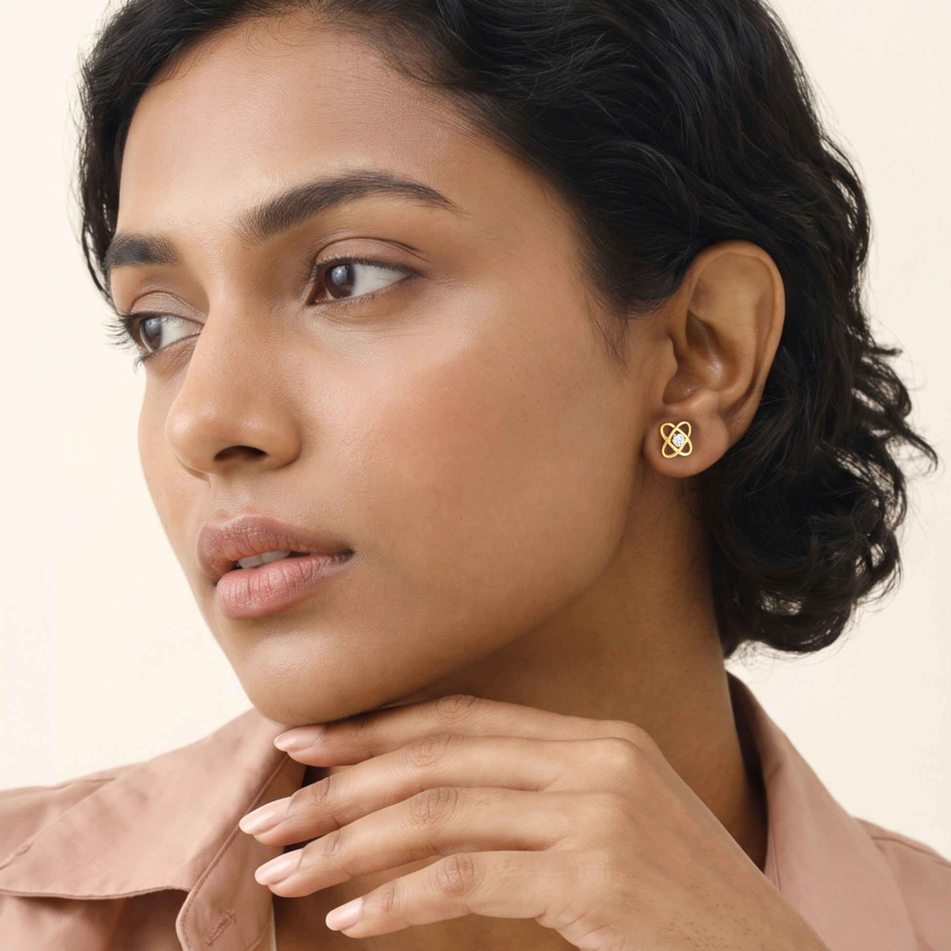 Gold Marquise Sonata Lab Grown Diamond Earrings