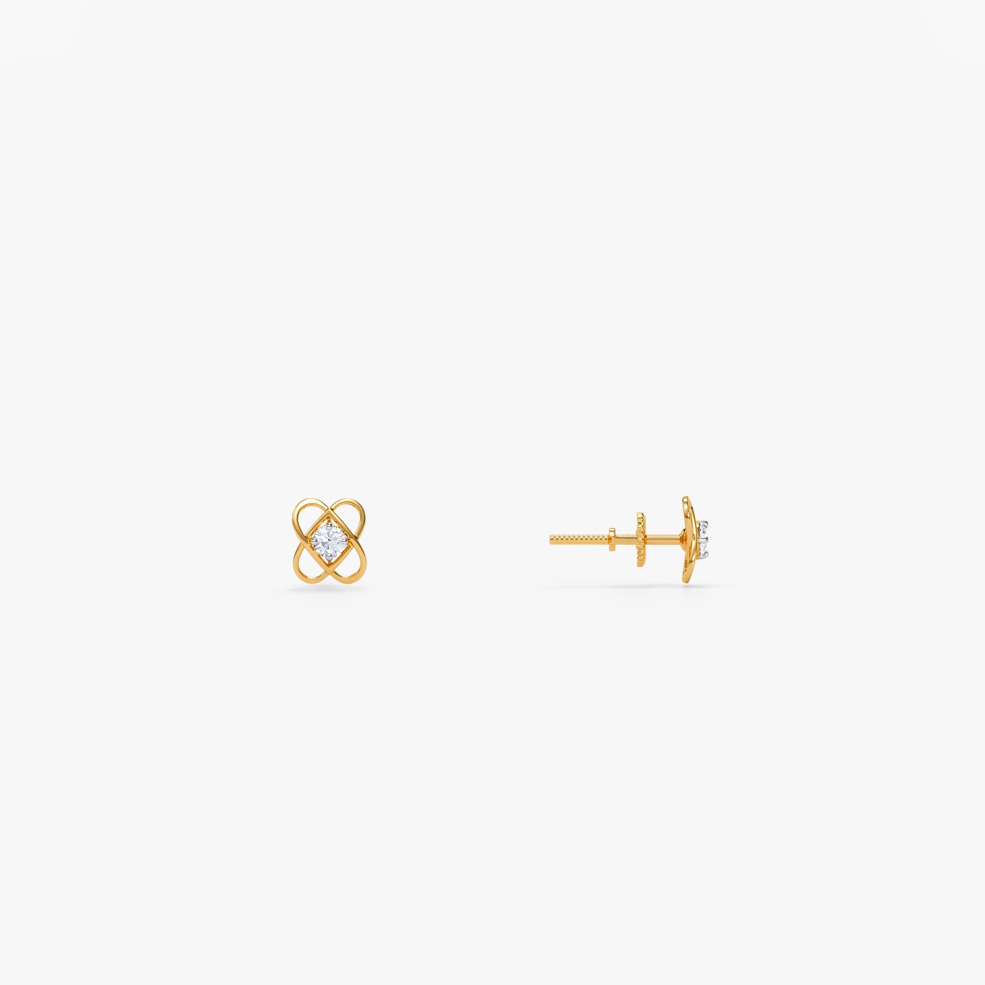 Gold Marquise Sonata Lab Grown Diamond Earrings