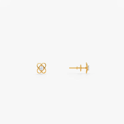 Gold Marquise Sonata Lab Grown Diamond Earrings