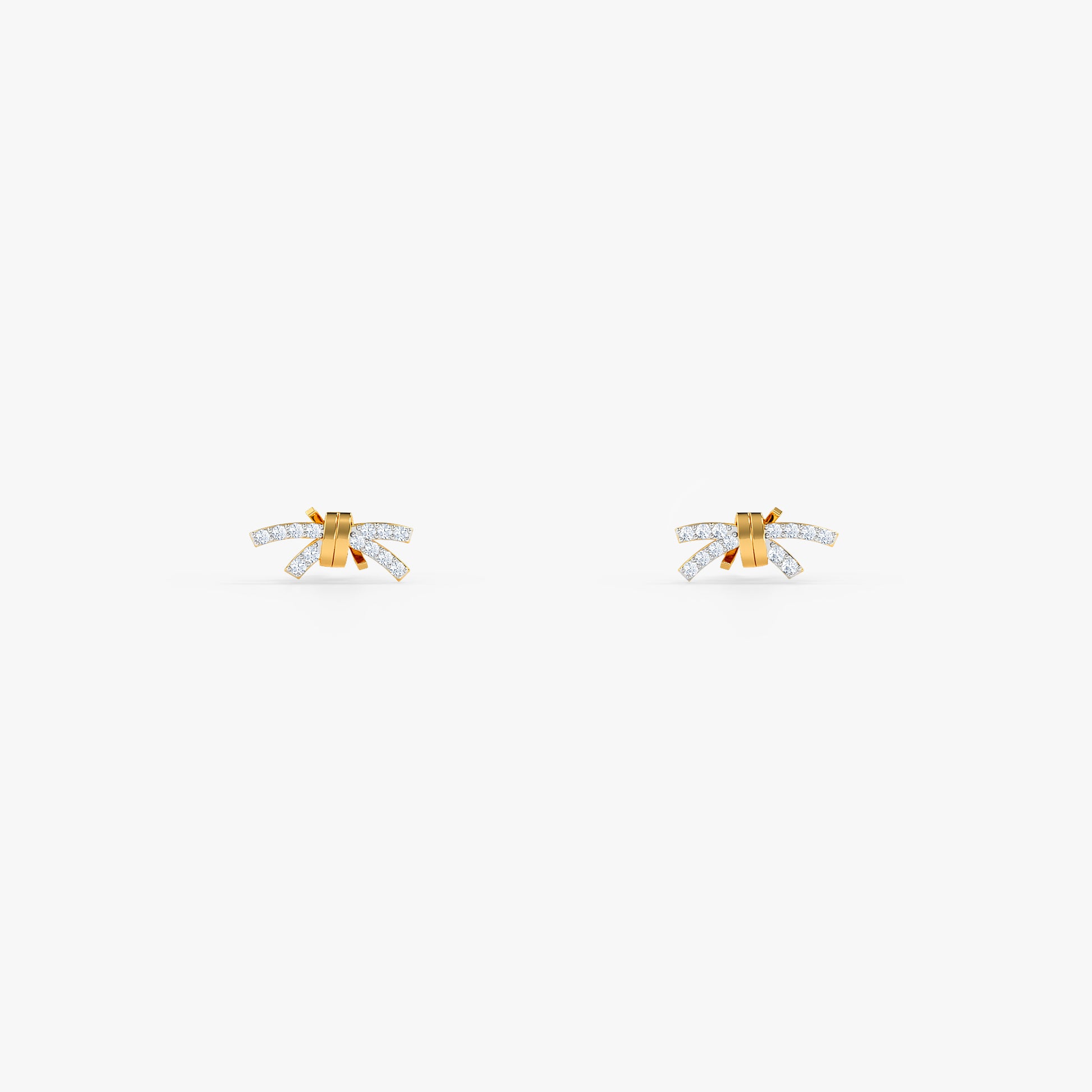 Gold Starburst Sonata Lab Grown Diamond Earrings