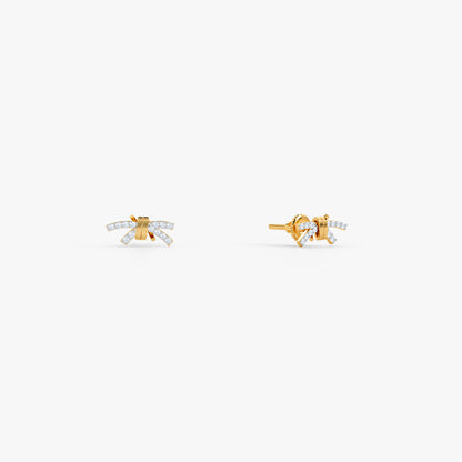 Gold Starburst Sonata Lab Grown Diamond Earrings