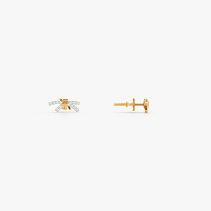 Gold Starburst Sonata Lab Grown Diamond Earrings