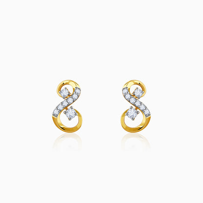 Gold Royal Shine Lab Grown Diamond Earrings