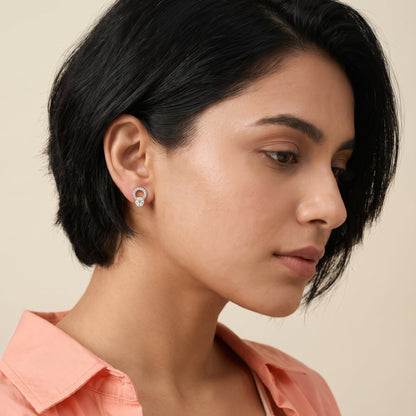 Gold Marquise Dew Lab Grown Diamond Studs