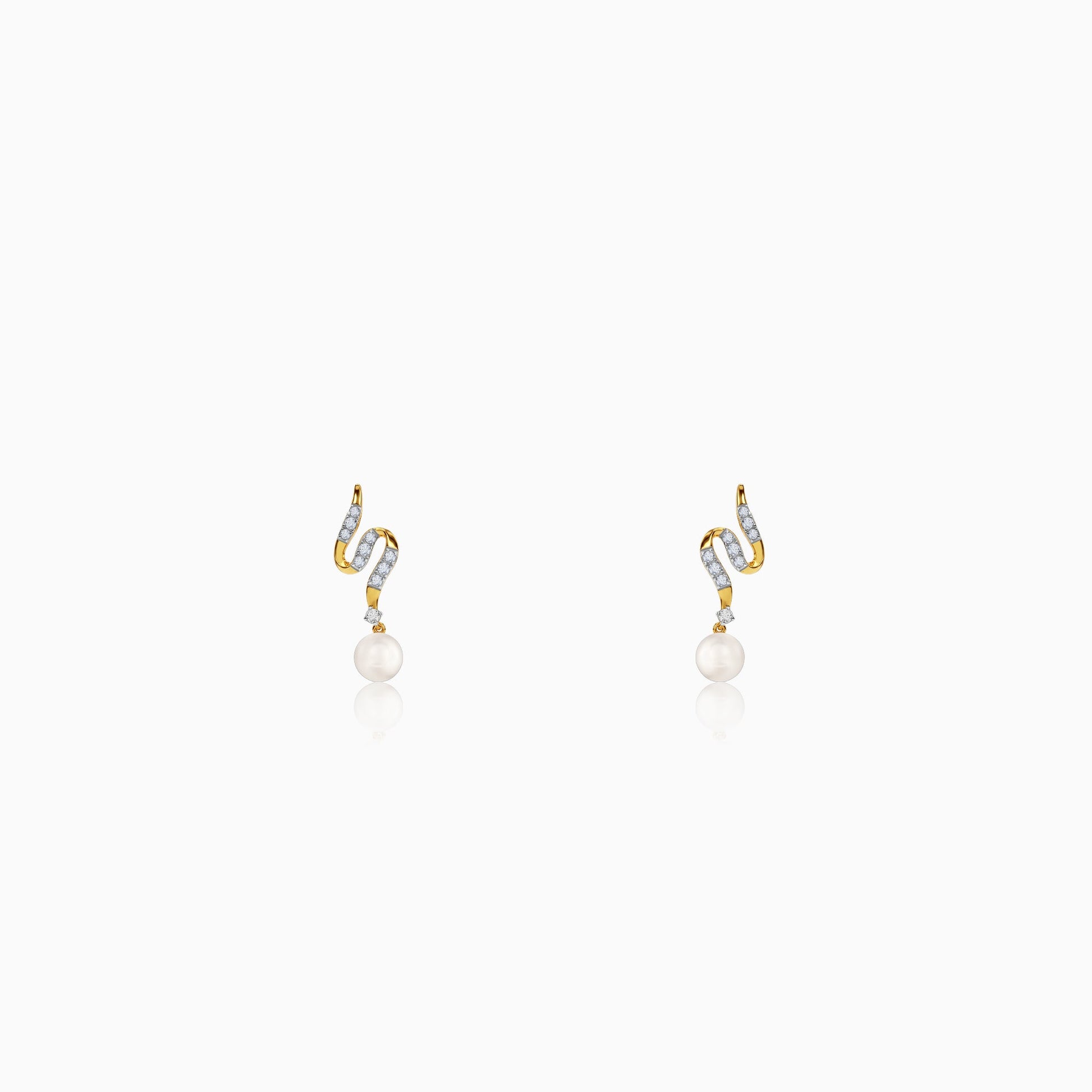Gold Viera Lab Grown Diamond Earrings