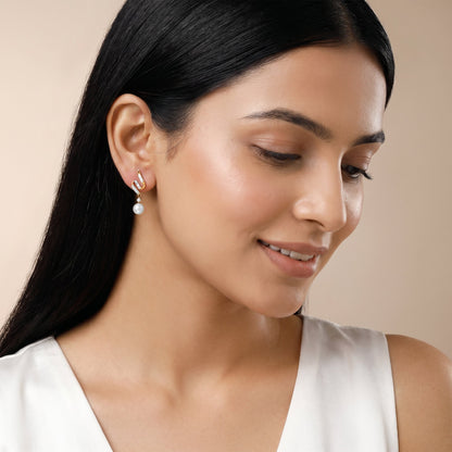 Anushka Sharma Gold Viera Lab Grown Diamond Earrings