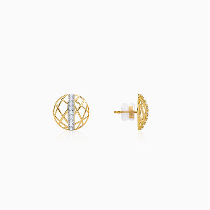 Gold Maxine Lab Grown Diamond Earrings