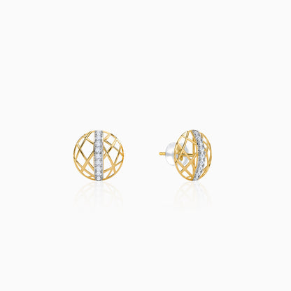 Gold Maxine Lab Grown Diamond Earrings
