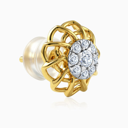 Gold Fumeterre Lab Grown Diamond Earrings