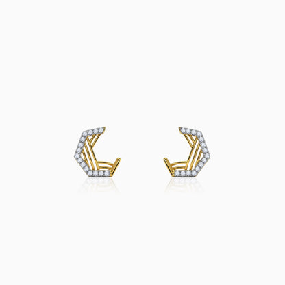 Gold Leoni Lab Grown Diamond Earrings