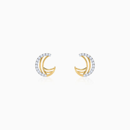 Gold Brigitte Lab Grown Diamond Earrings
