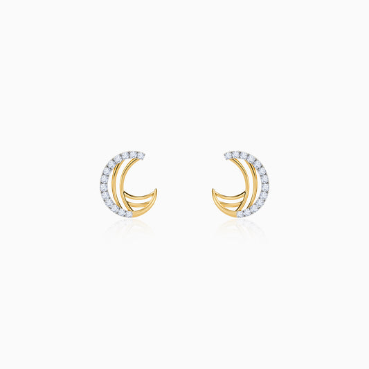 Gold Brigitte Lab Grown Diamond Earrings