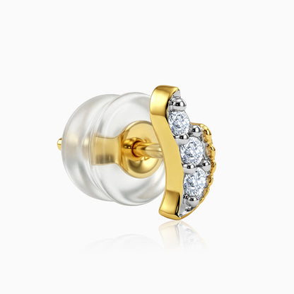 Gold Astonishing Lab Grown Diamond Earrings