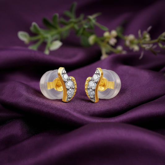 Gold Astonishing Lab Grown Diamond Earrings