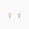 Gold Classic Drip Lab Grown Diamond Studs