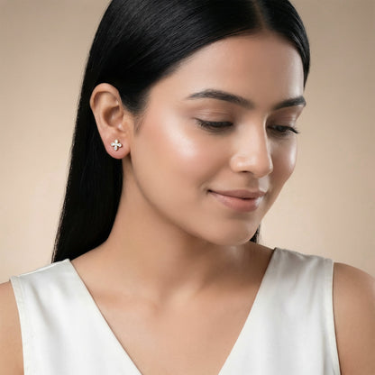 Gold Luna Spark Lab Grown Diamond Earrings