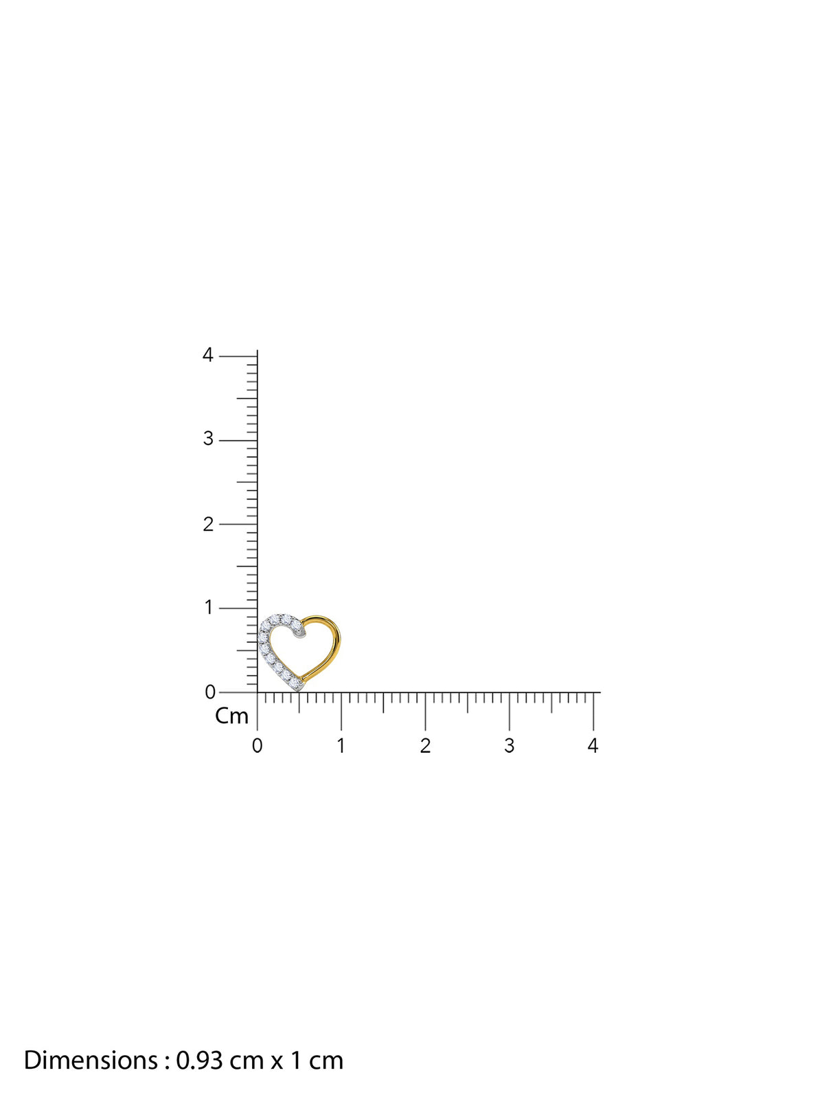 Gold Luminous Hearts Lab Grown Diamond Earrings